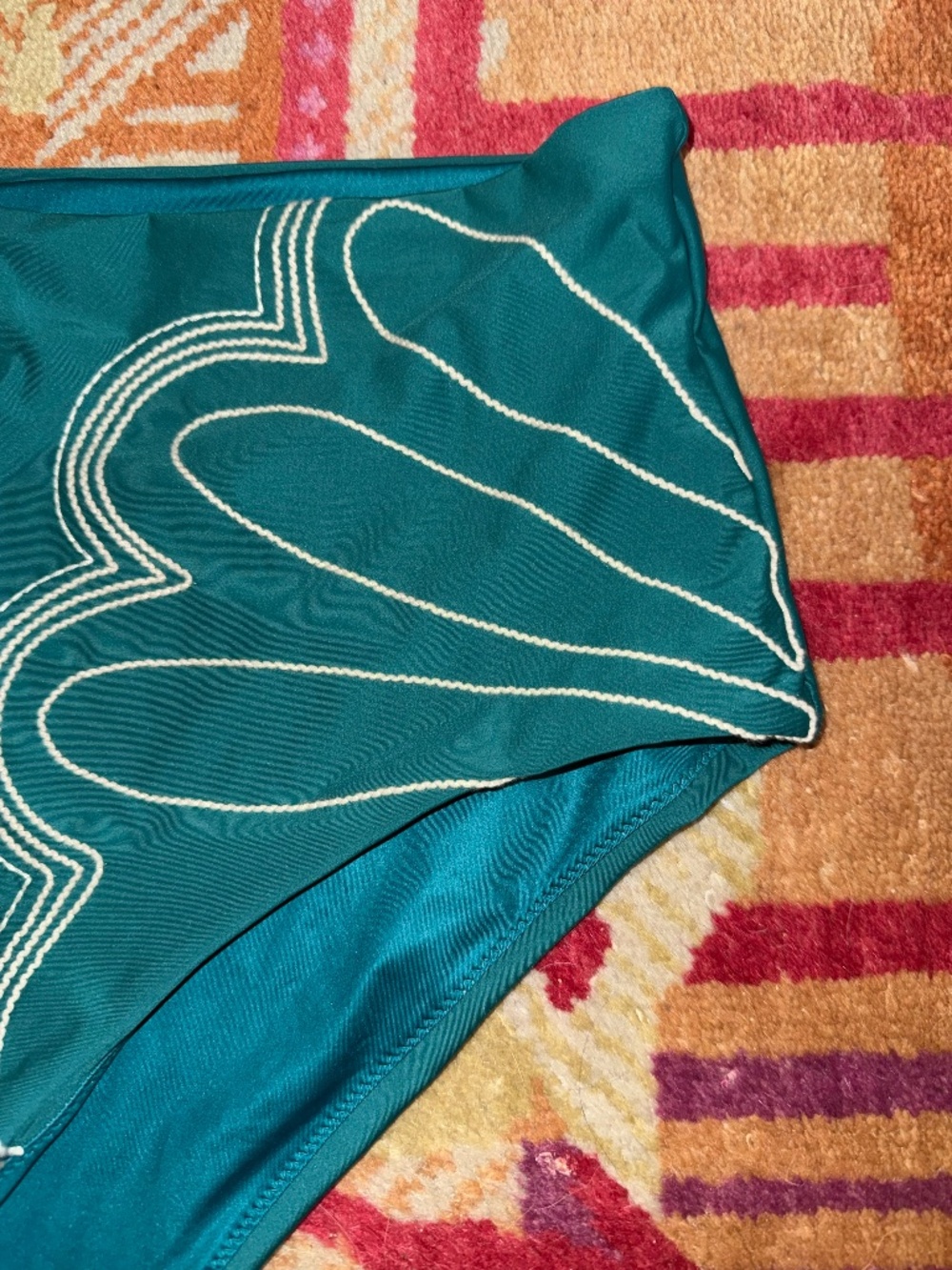 Agua Bendita Anthropologie Ali Bikini bottoms teal nwt sz 4XL aguabendita - Picture 7 of 10